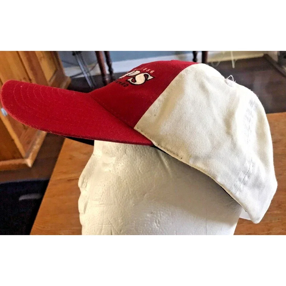 Maryland Terrapins Baseball Hat Terps Snapback Red White Starter Cap University